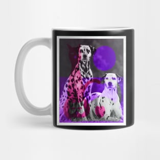 couple dalmatian Mug